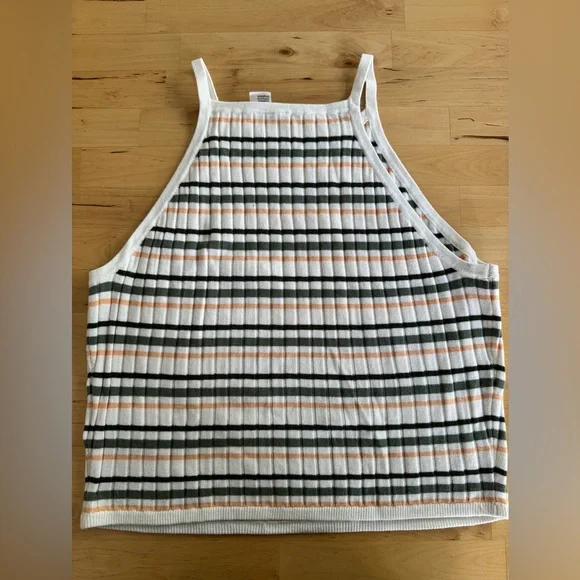 Cosy Ribbed Crop Tank Top - Picture 2 of 4